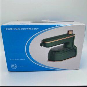 Foldable Mini Travel Steam Iron with Spray
